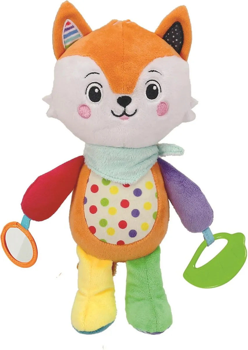 Clementoni Happy Fox Interactieve Knuffelvos - Multicolor