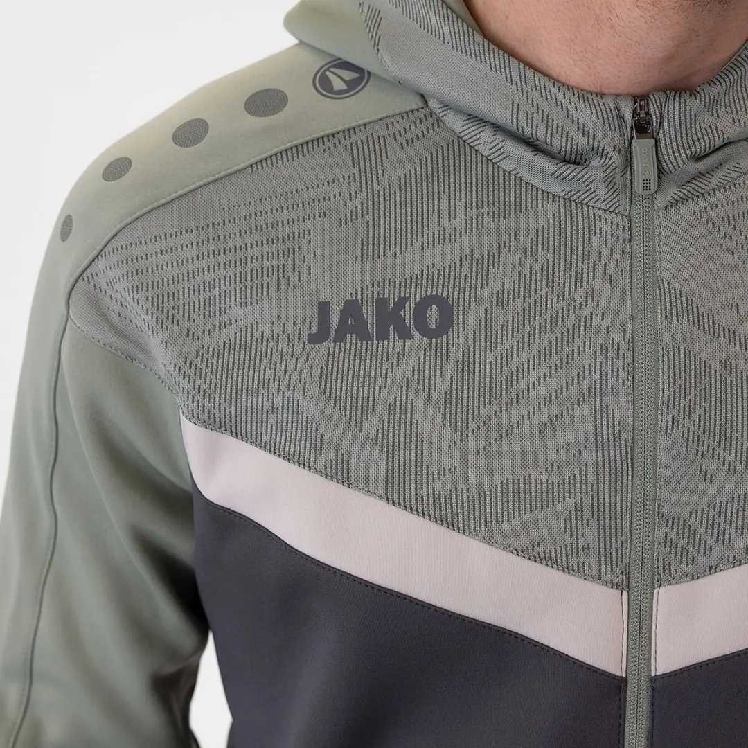 Jako Iconic Jas Heren 3XL - Zachtgrijs/Mintgroen
