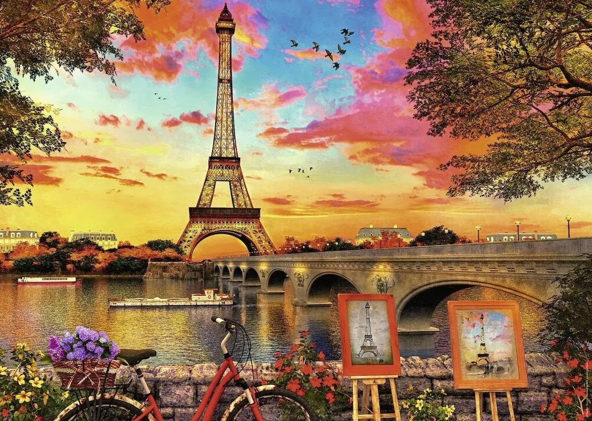 Ravensburger Paris Legpuzzel 1000 Stuks - Multicolor