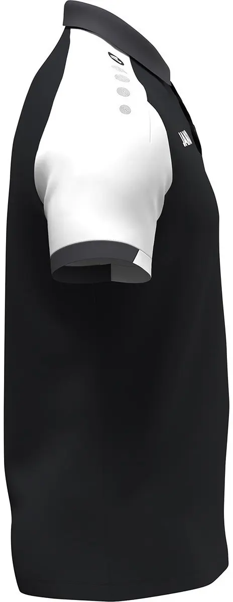 Jako Dynamic Polo Kinderen 164 - Zwart/Wit/Antraciet