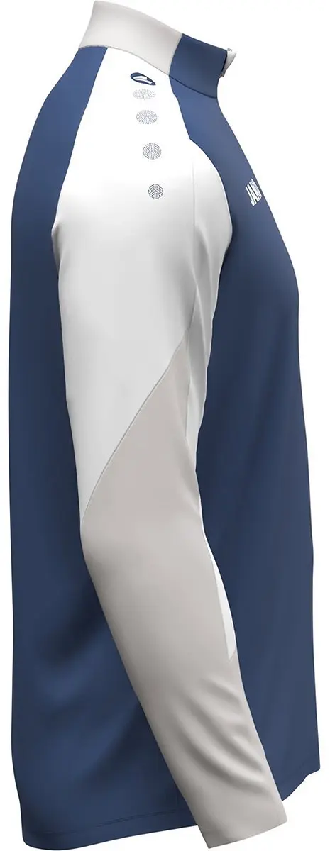 Jako Dynamic Ziptop Kinderen 128 - Navy/Wit/Lichtgrijs