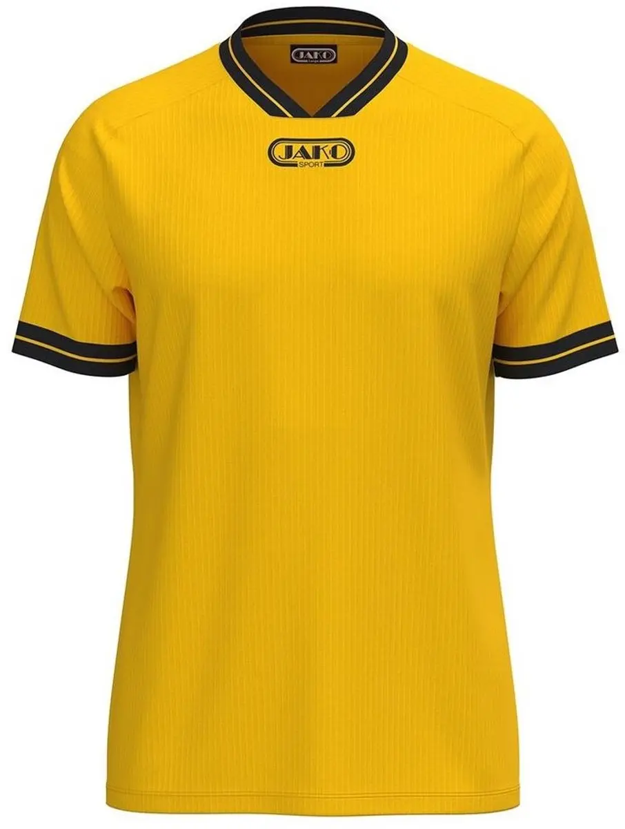 JAKO Retro Shirt Korte Mouw - 128 - Geel