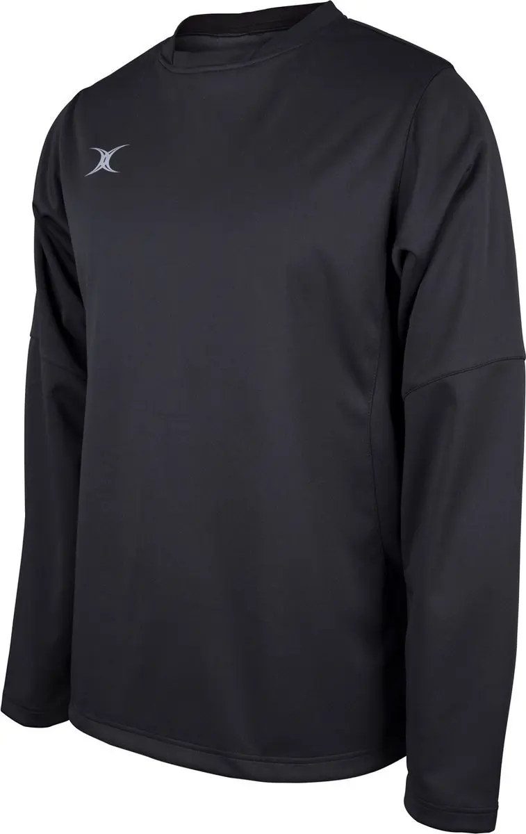 Gilbert Pro Warm Up Top Snr Zwart