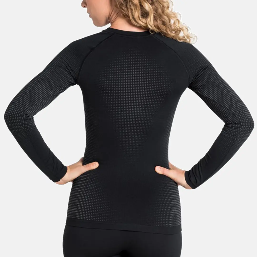 ODLO BL TOP Crew Neck Performance Warm EC Thermoshirt - Zwart M
