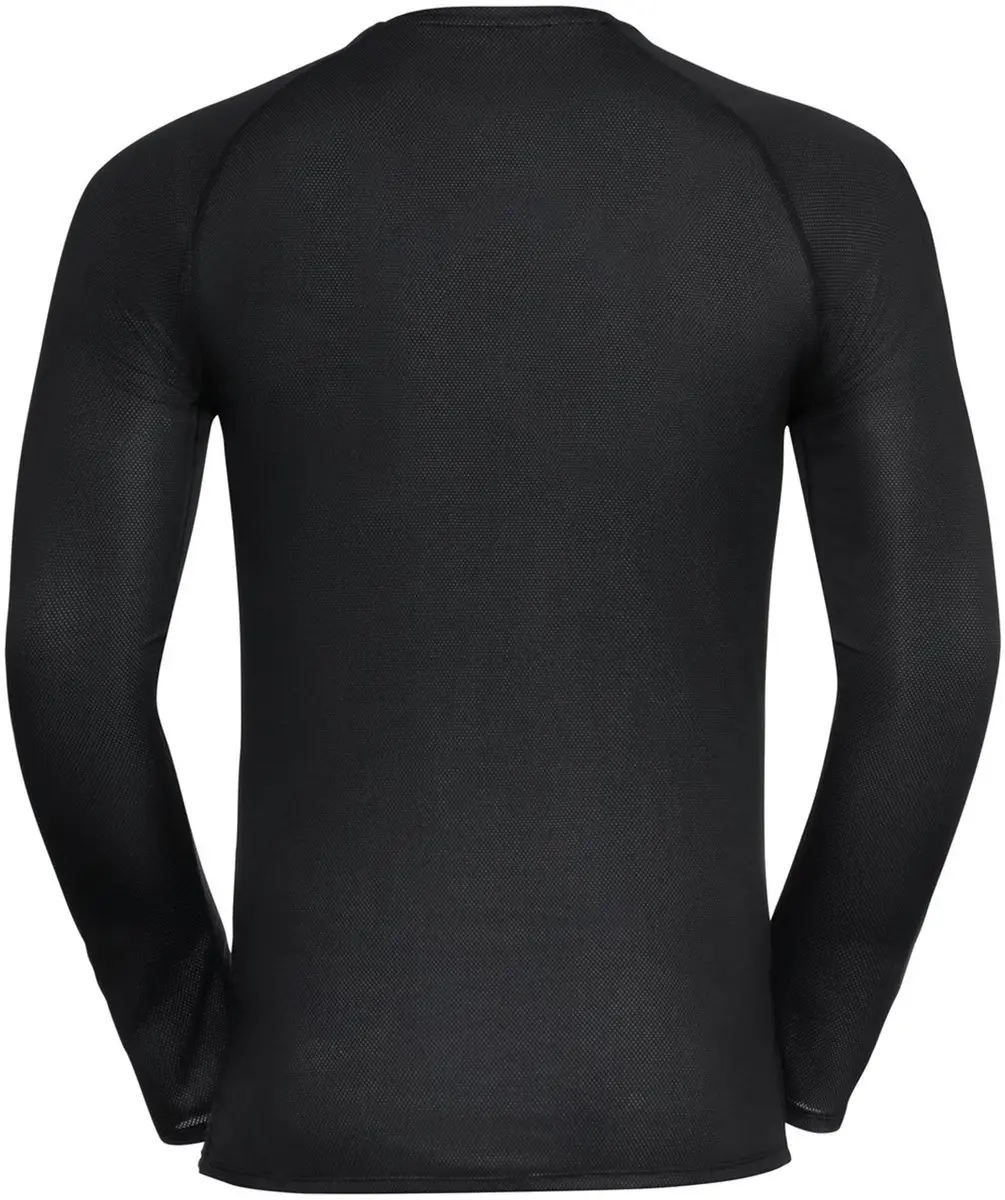 ODLO Bl Top Crew Neck L/S Active F-Dry - Maat L - Zwart - afbeelding 5 van 6