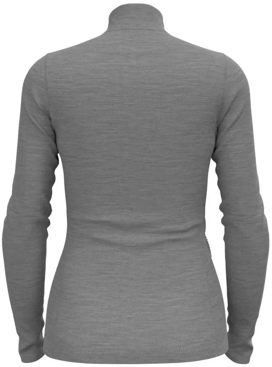 ODLO Merino Thermoshirt Vrouwen - Maat M - Donkergrijs - afbeelding 4 van 6
