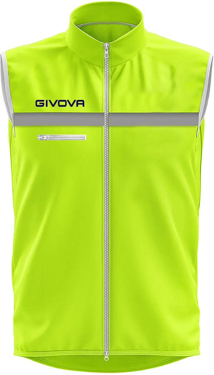 Reflecterend Trainingsvest Givova Senior Oranje Uni Oranje