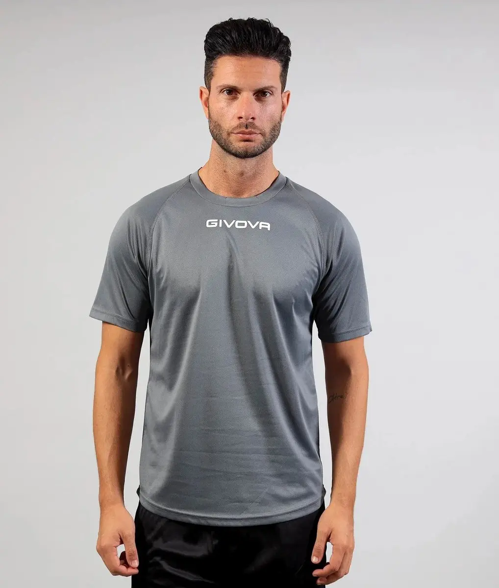 Givova One Microforata Sportshirt - S - Grijs