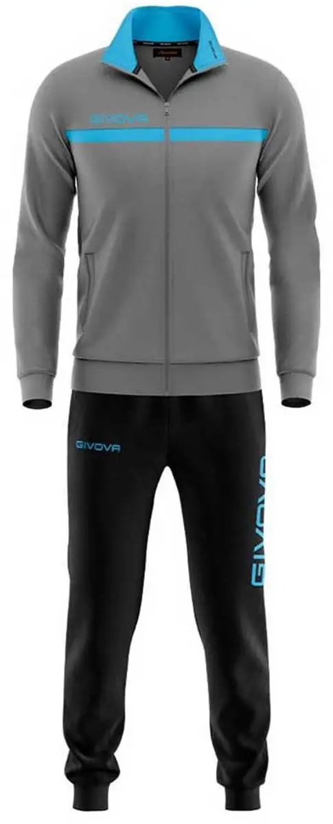 Givova One Trainingspak - XS - Dark Grey/Fluor Orange - afbeelding 4 van 5