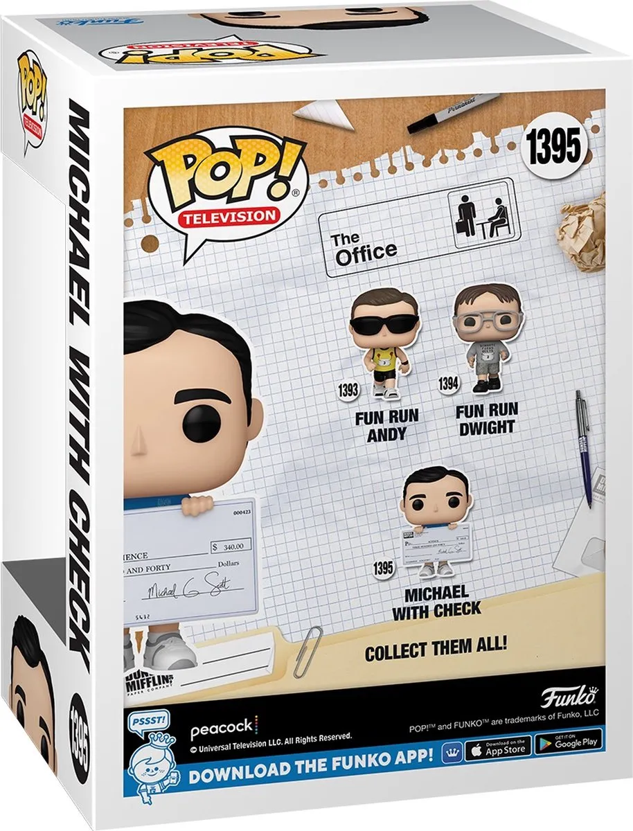 Funko Pop The Office Michael Scott - 9,5 cm - #1395 - afbeelding 5 van 6
