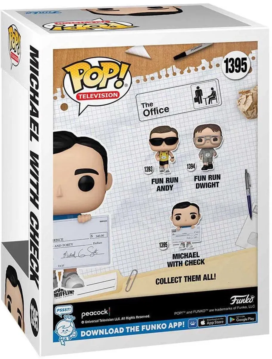 Funko Pop The Office Michael Scott - 9,5 cm - #1395 - afbeelding 2 van 6