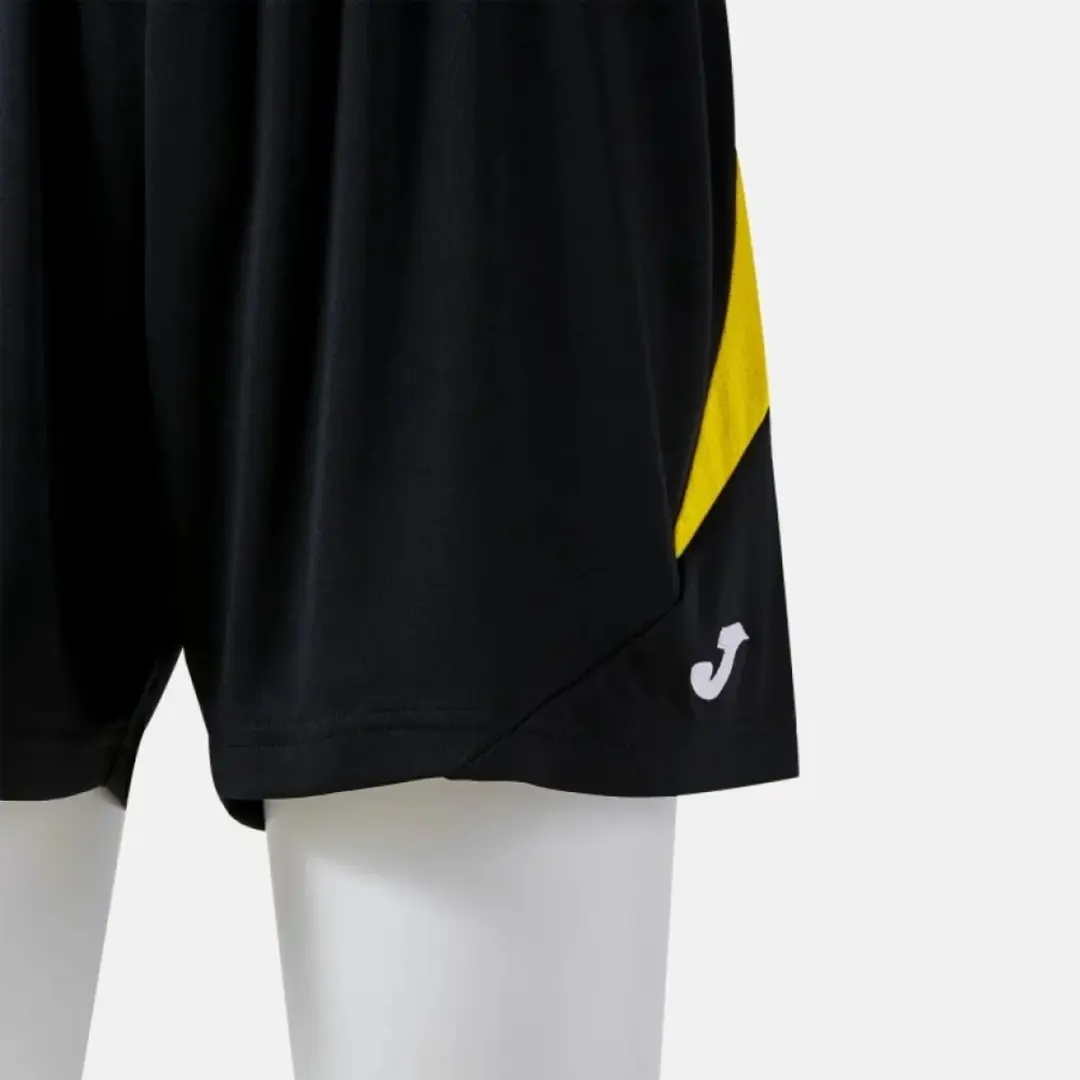 Joma Tokio II Korte Broek 128cm - Zwart/Geel