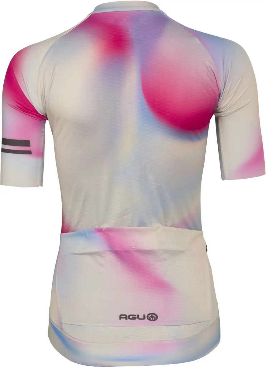 AGU Gradient Swirl Fietsshirt Dames - L - Multicolor - YKK-ritssluiting