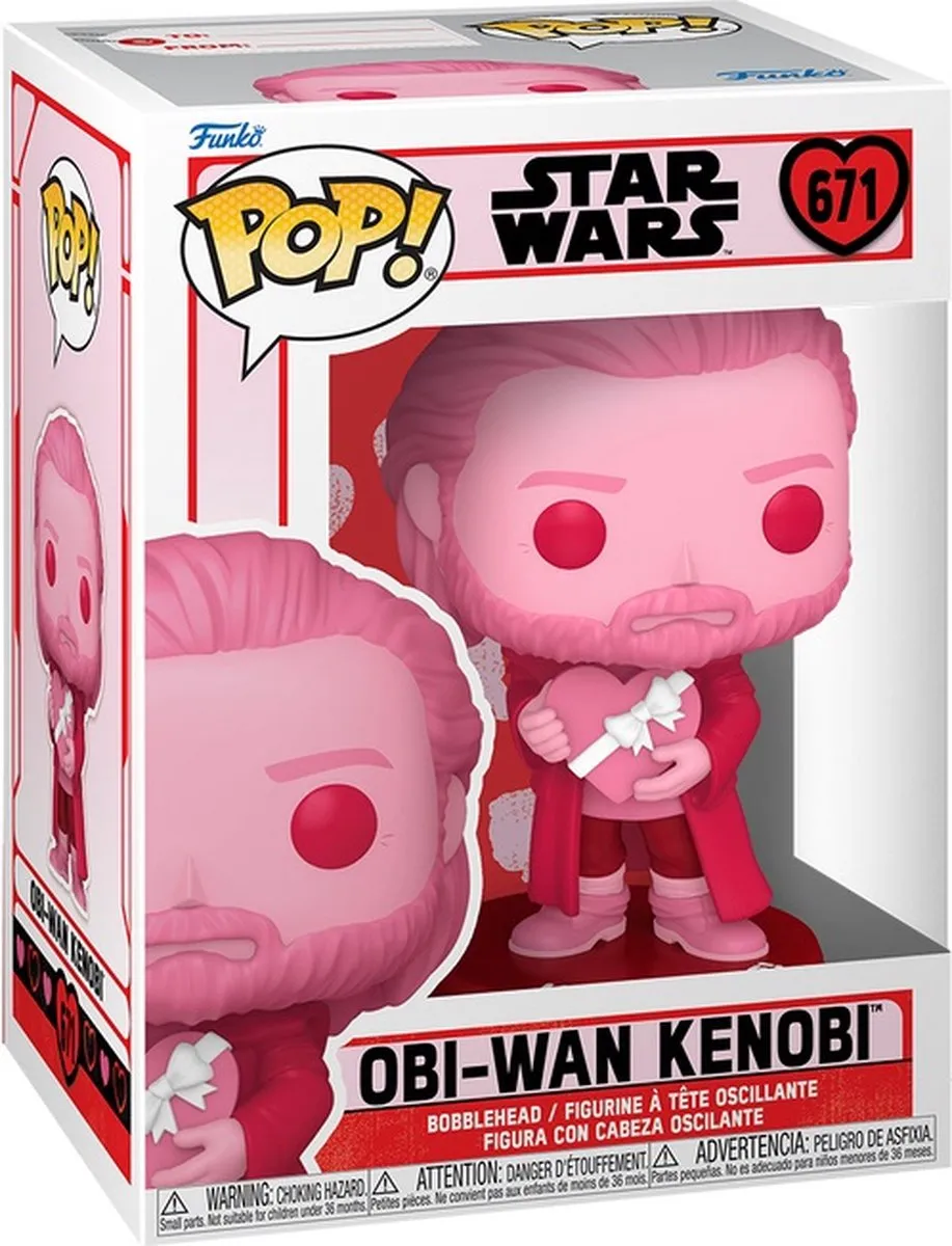 Funko Star Wars Obi-Wan Kenobi Valentine's Day Pop! - 76215