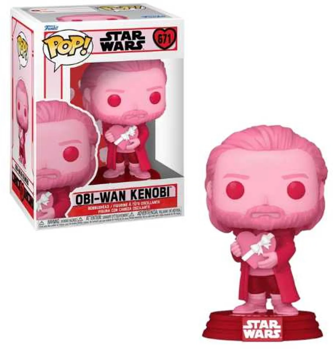 Funko Star Wars Obi-Wan Kenobi Valentine's Day Pop! - 76215 - afbeelding 6 van 6