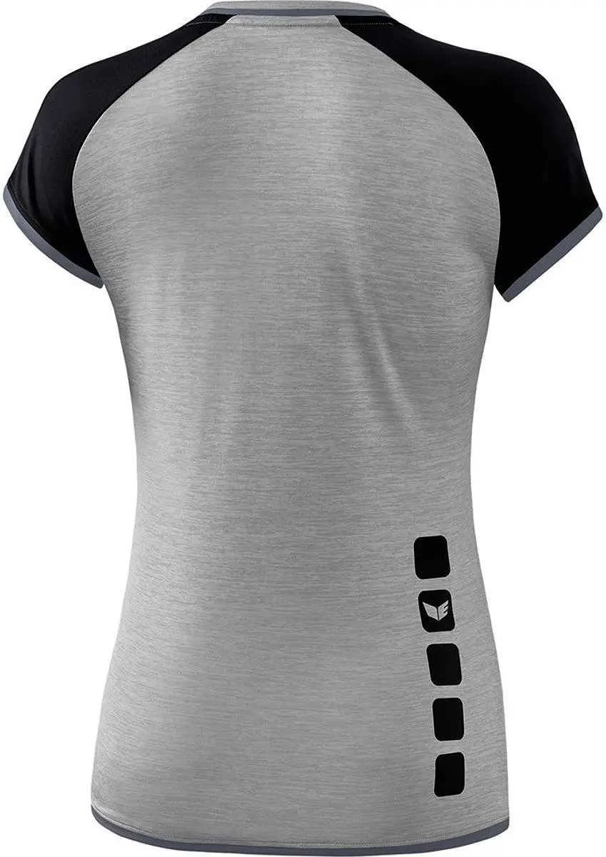 Erima Zenari 3.0 Volleybalshirt Dames - Donkergrijs/Zwart