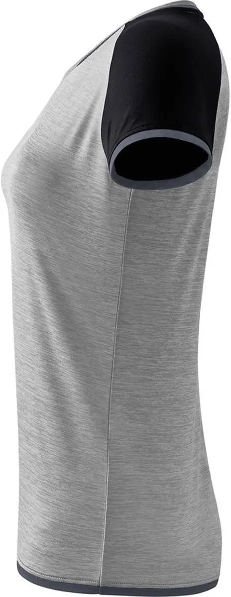 Erima Zenari 3.0 Volleybalshirt Dames - Donkergrijs/Zwart