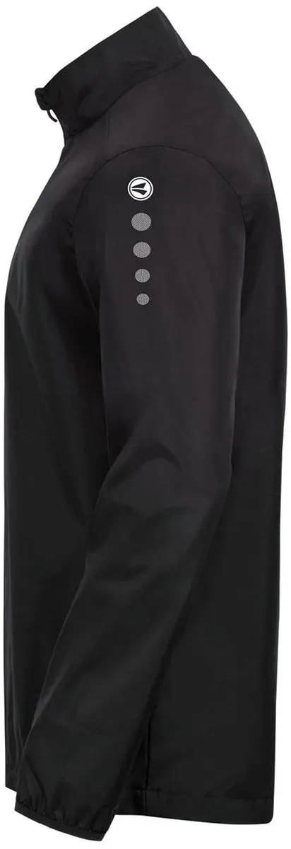 Jako Rainzip Team Regen Sweater Junior 140 - Zwart