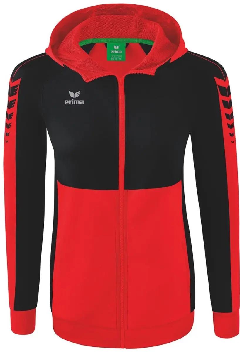 Erima Six Wings Trainingsjack Dames - Maat 44 - Rood