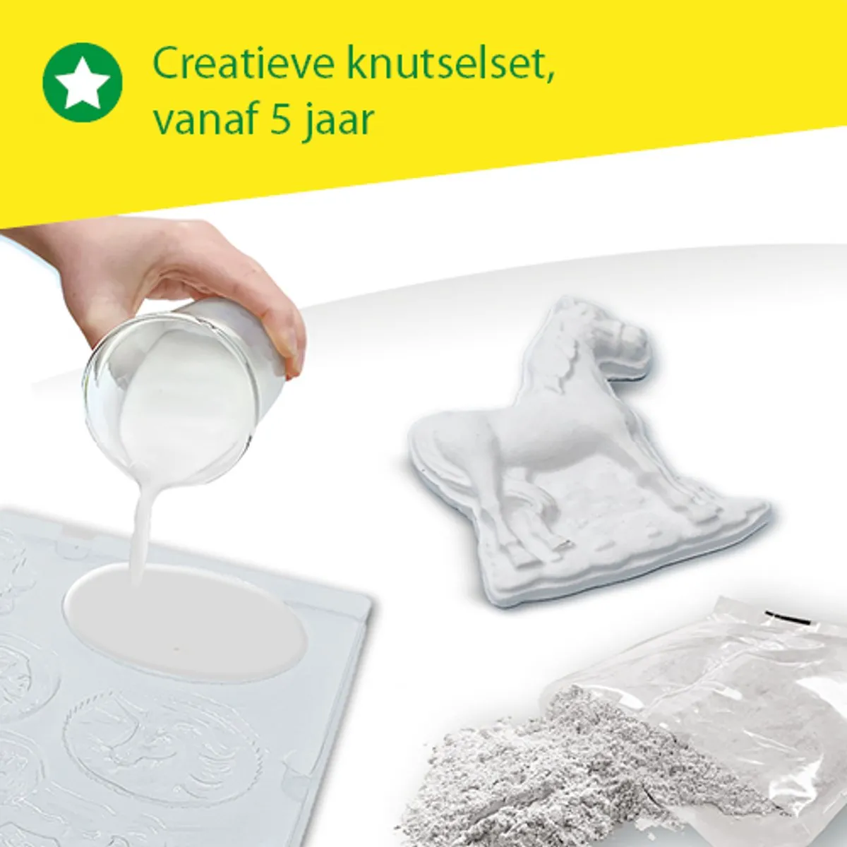 SES Creative Hobby Pink Knutselset Fantasiepaarden - 10 Stuks
