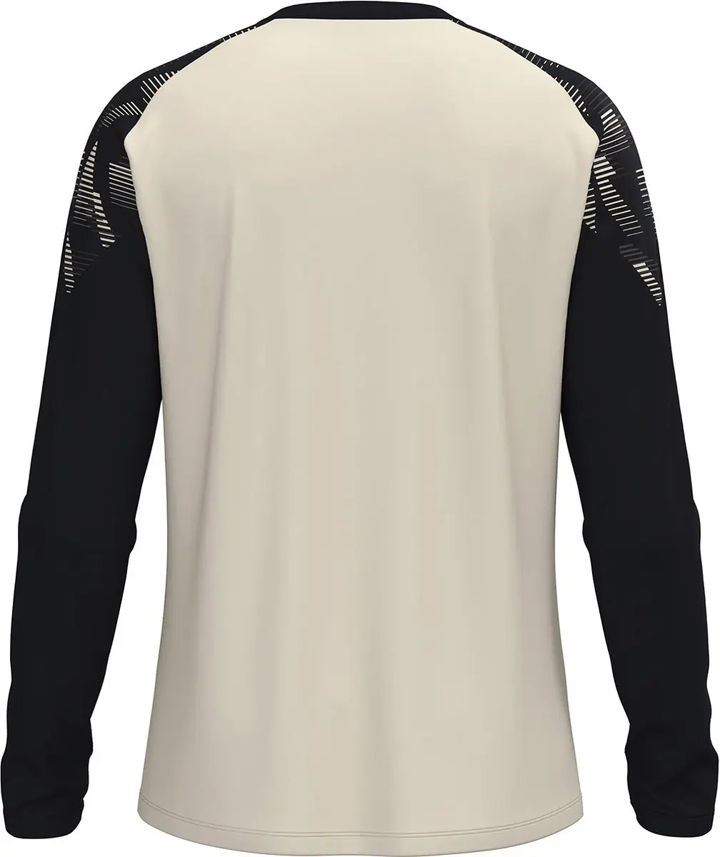 JAKO Sonic Longsleeve Kinderen 140 - Off White/Zwart
