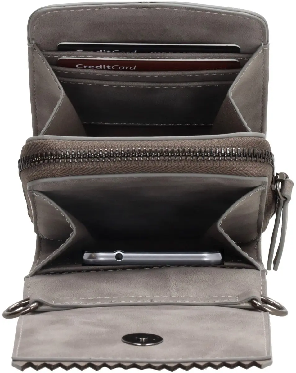 Zebra Trends Noé Telefoontasje - 0.8L - Middengrijs - afbeelding 6 van 6