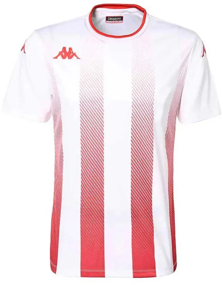 Kappa Bugo T-shirt 146 - Rood/Wit