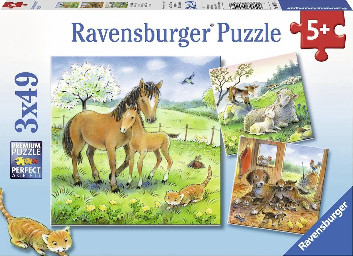 Ravensburger Knuffeltijd Puzzel 49 Stuks