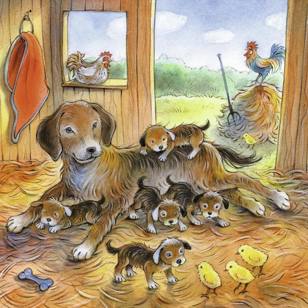 Ravensburger Knuffeltijd Puzzel 49 Stuks - 3x49 - Multicolor