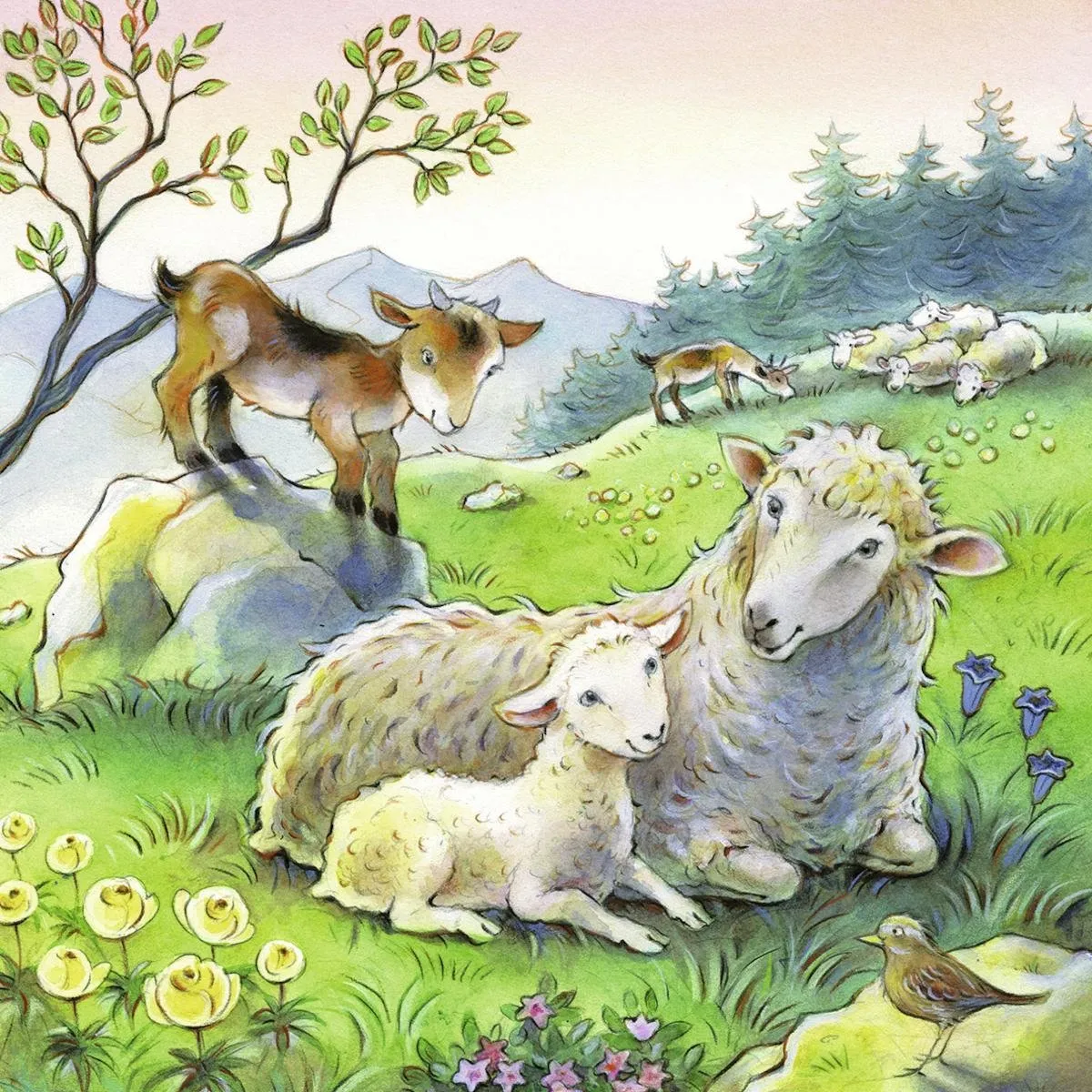 Ravensburger Knuffeltijd Puzzel 49 Stuks - 3x49 - Multicolor