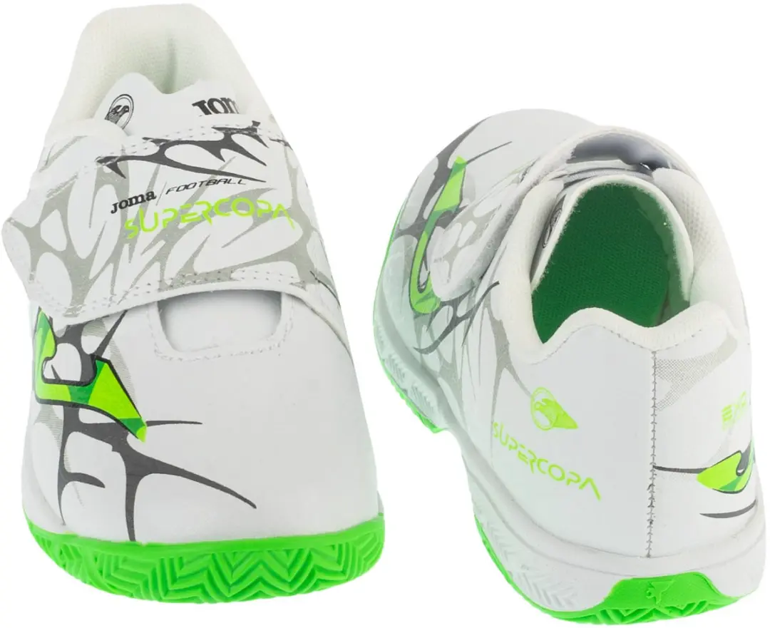 Joma Super Copa Jr 25 SCJW INV Indoorschoenen - Wit - Maat 30 - afbeelding 5 van 5