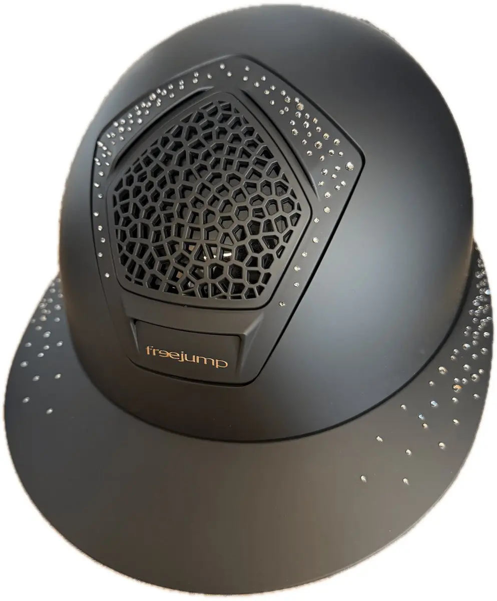 Freejump Voronoi Black Matt Crystals by preciosa M (55-59) Zwart