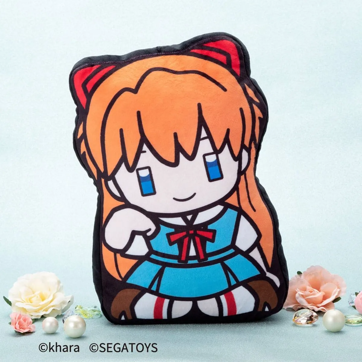 Sega Neon Genesis Evangelion Asuka Langley Soryu Knuffel 32cm - Multicolor