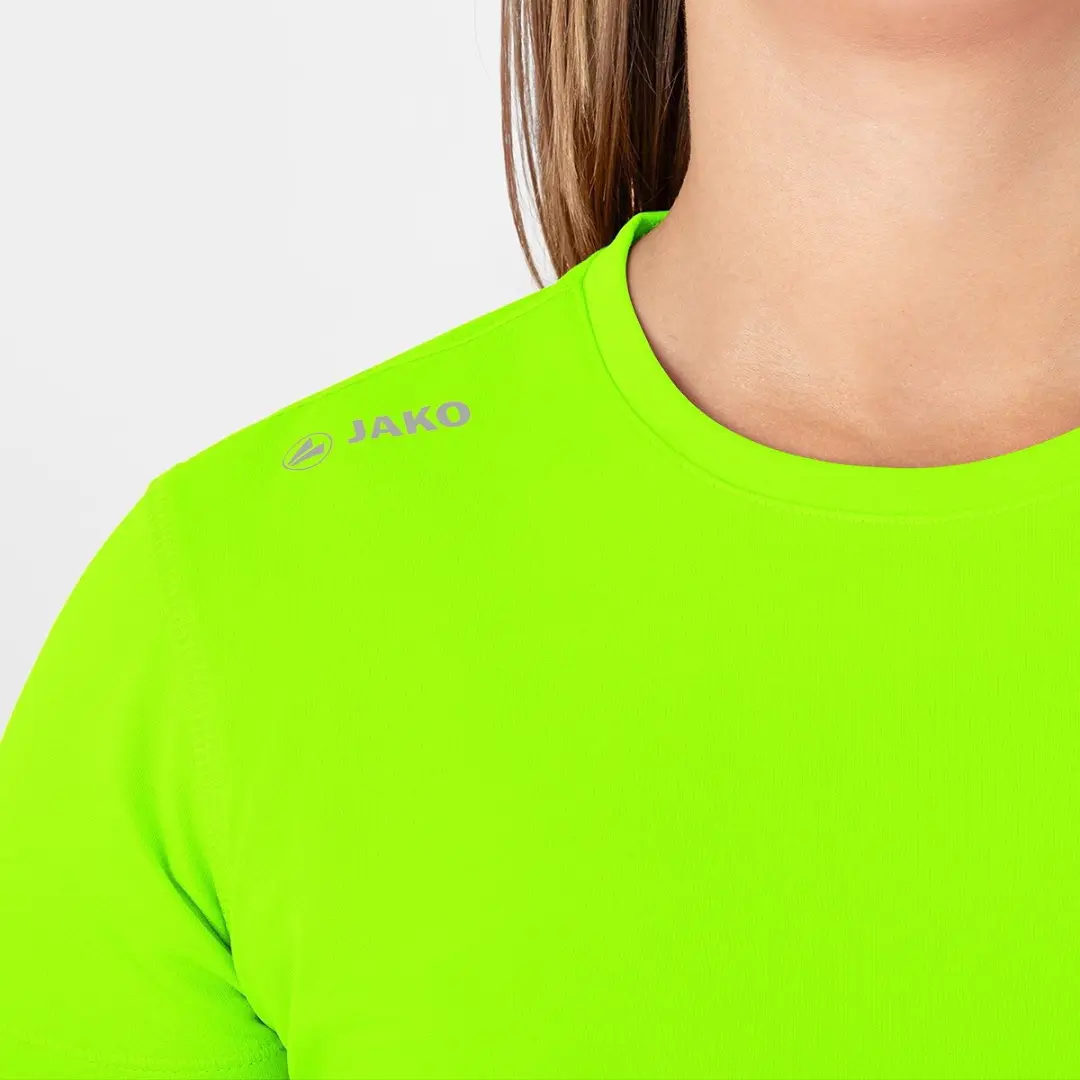 JAKO Run 2.0 T-Shirt Dames - Fluogroen - Maat 34