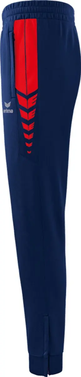Erima Six Wings Worker Dames Trainingsbroek 40 - Marine/Rood