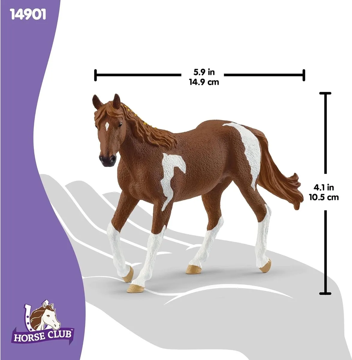 Schleich Horse Club Paint Merrie 14901 - Meerkleurig