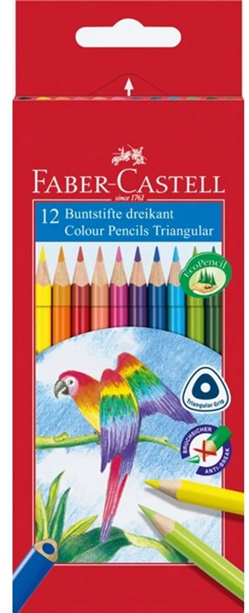 Faber-Castell Driekantige Kleurpotloden FC-116512