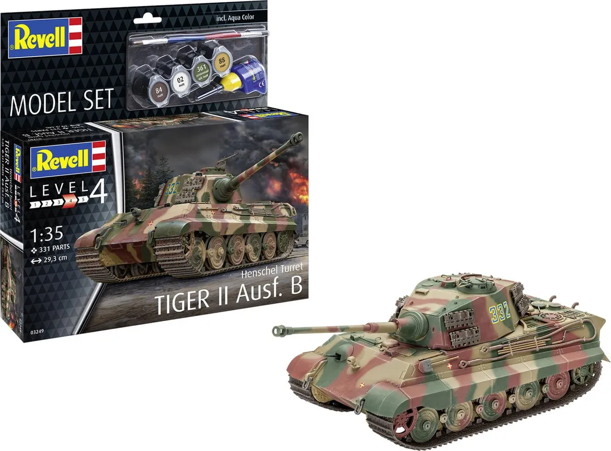 Revell Henschel Turret Tiger II Ausf.B 1:35 Modelbouwpakket