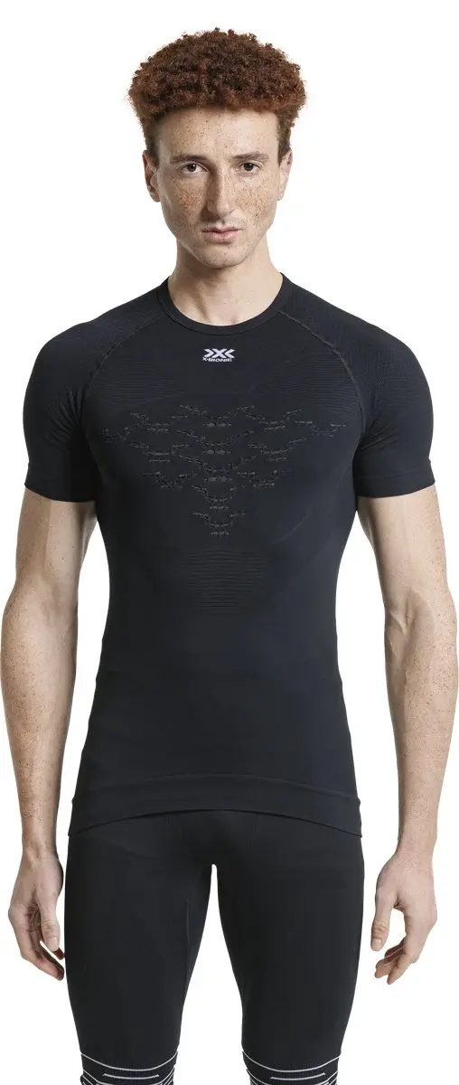 X-Bionic Energizer 4.0 Light Shirt Heren - Maat L - Opaalzwart/Arctisch wit