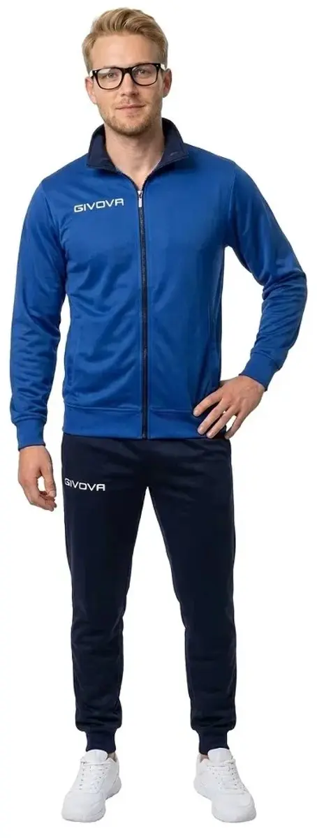 Givova Trainingspak Heren 2XL - Blauw