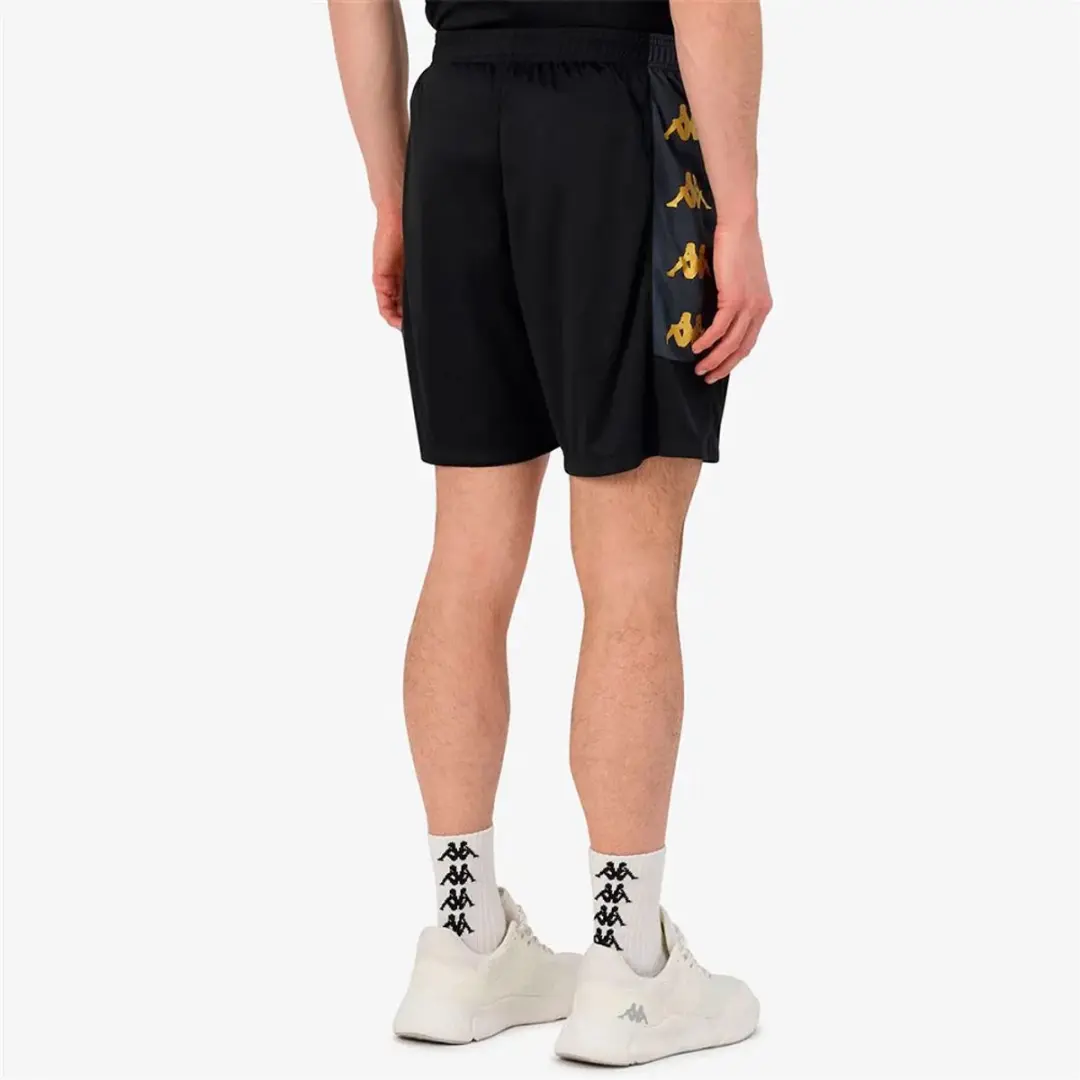 Kappa Gondo Korte Broek - Zwart/Grijs - 12 jaar