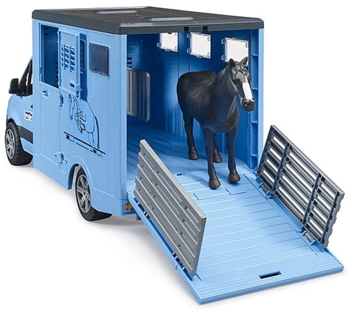 Bruder MB Sprinter Tiertransporter 02674 - Multikleur