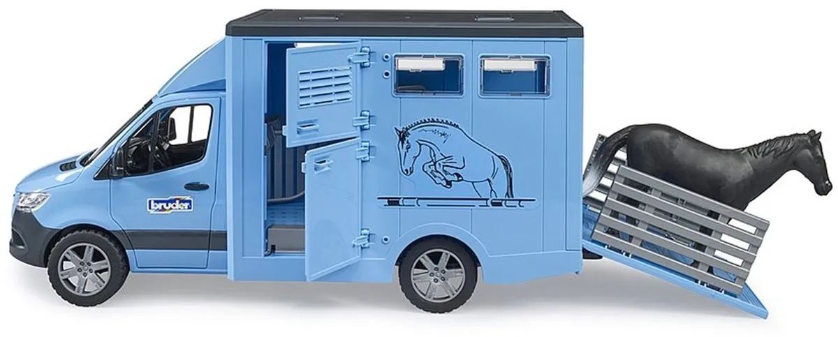 Bruder MB Sprinter Tiertransporter 02674 - Multikleur