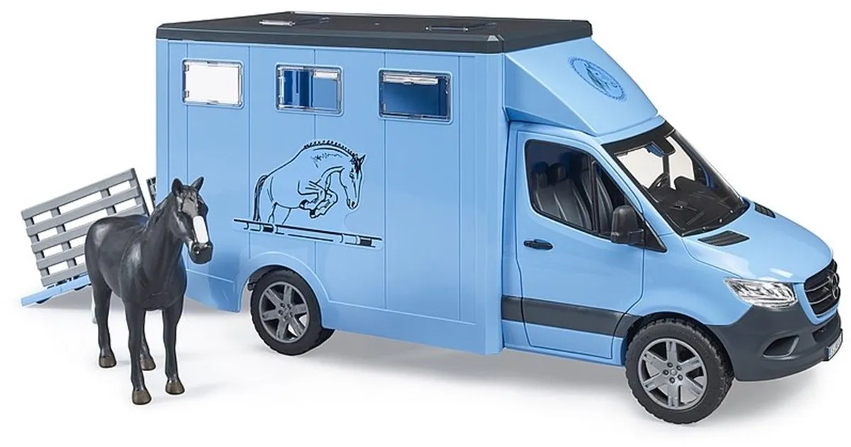 Bruder MB Sprinter Tiertransporter 02674 - Multikleur