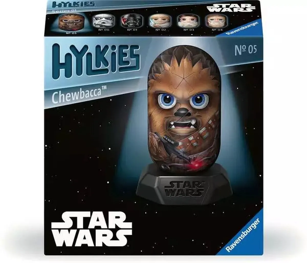 Ravensburger Hylkies Star Wars Chewbacca Capsule Figuur - afbeelding 6 van 6