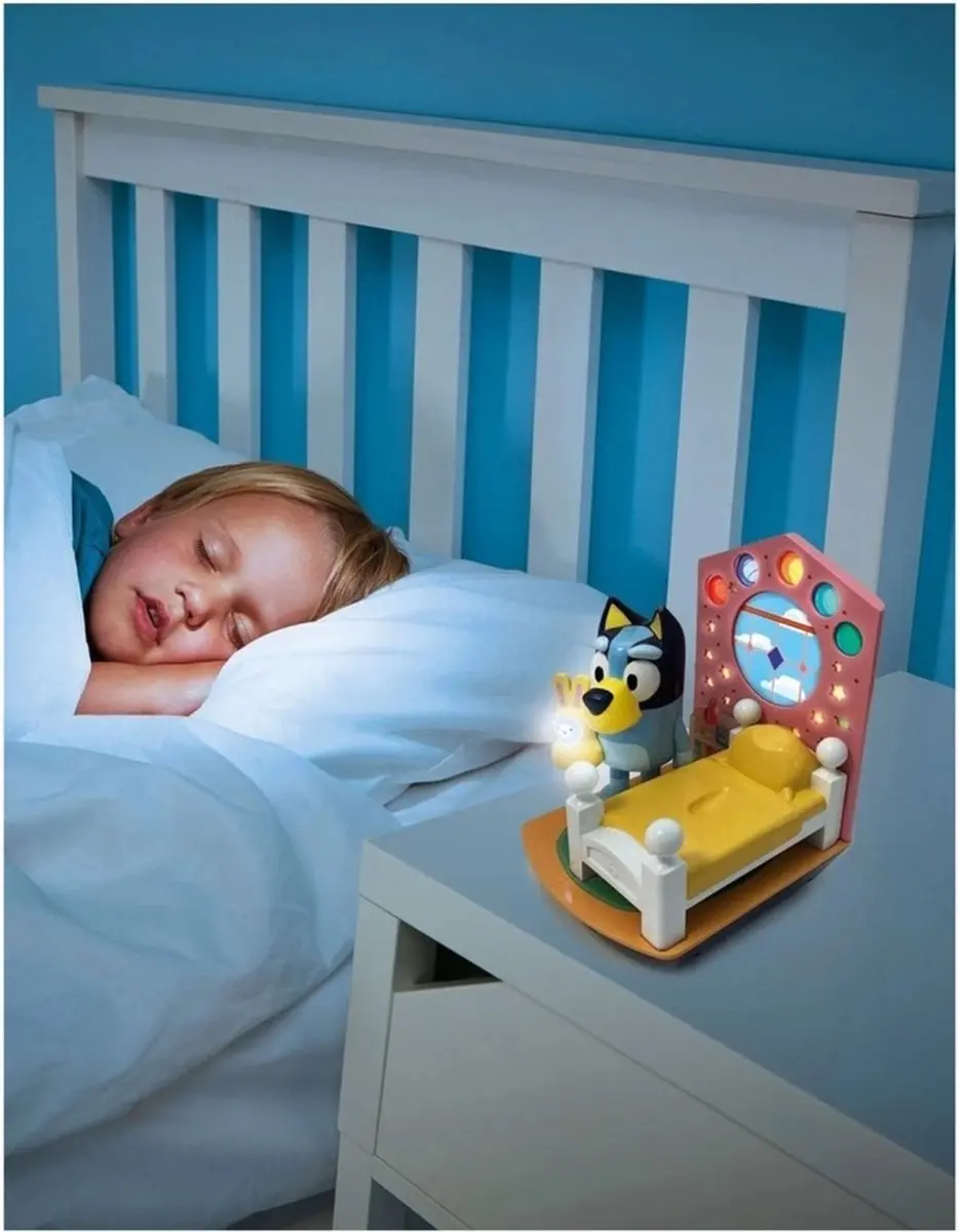 Bluey 3-in-1 Nachtlampje Zaklamp Slaaptrainer - Multi Colour - afbeelding 3 van 4