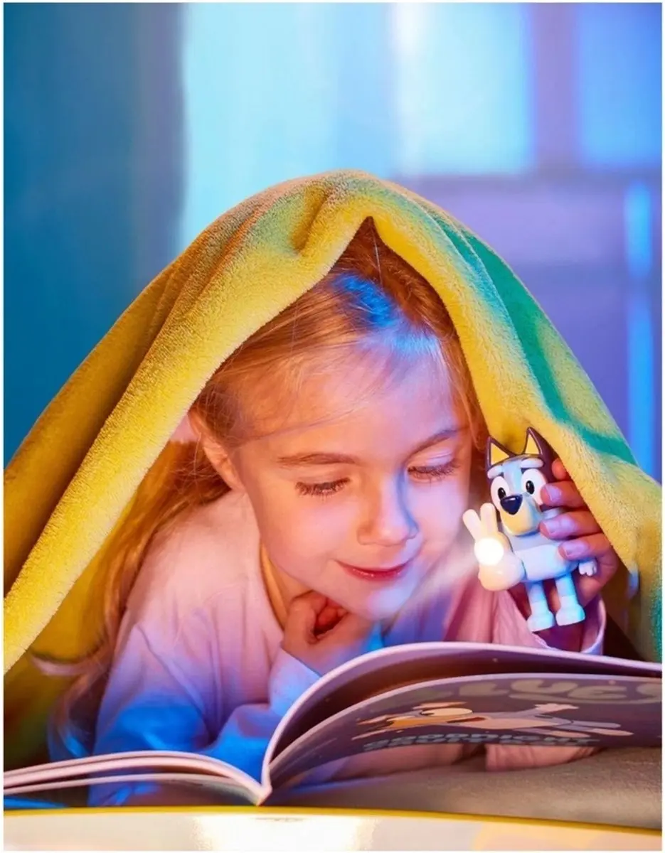 Bluey 3-in-1 Nachtlampje Zaklamp Slaaptrainer - Multi Colour - afbeelding 4 van 4