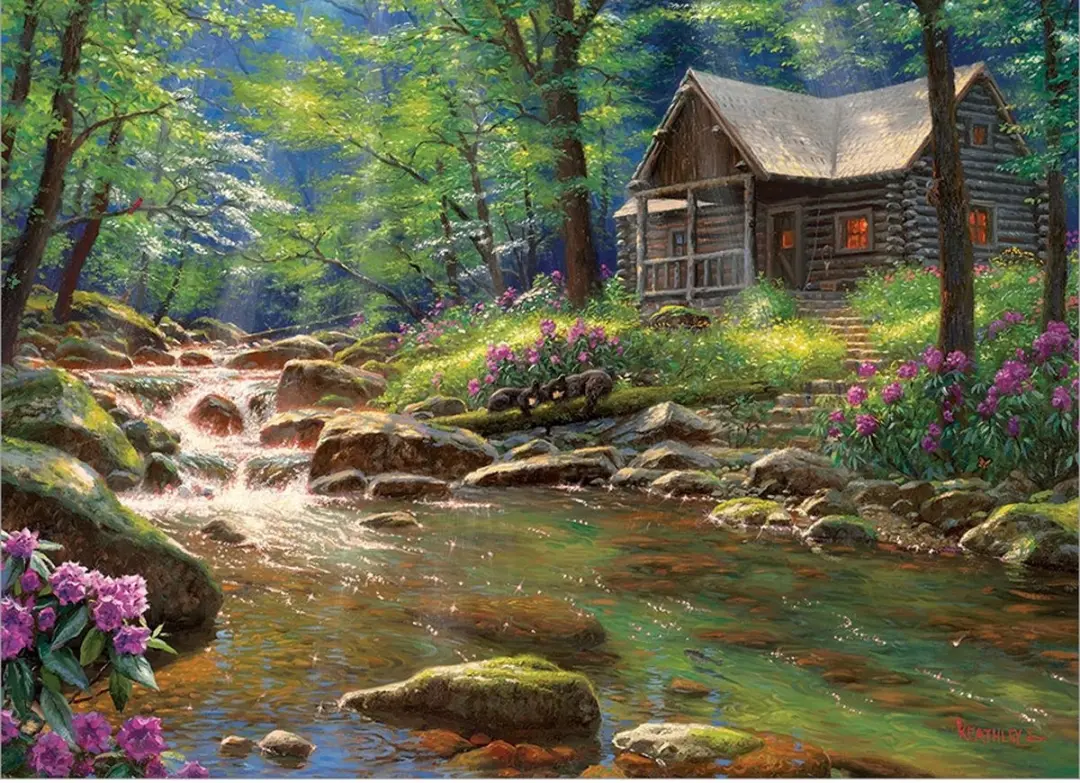 Cobble Hill legpuzzel Fishing Cabin 1000 stukjes