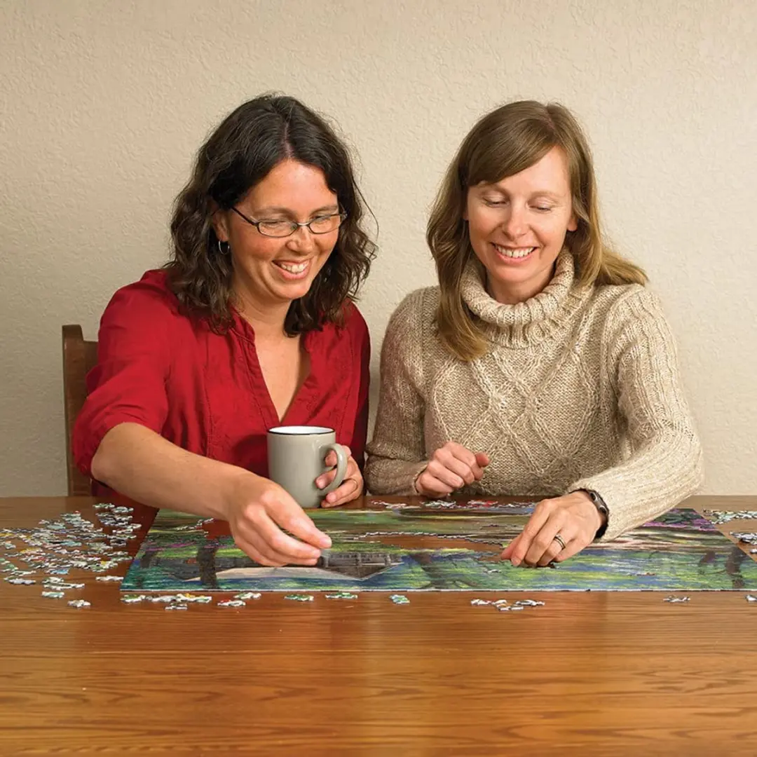 Cobble Hill Fishing Cabin Legpuzzel 1000 Stuks - Meerkleurig - afbeelding 3 van 6