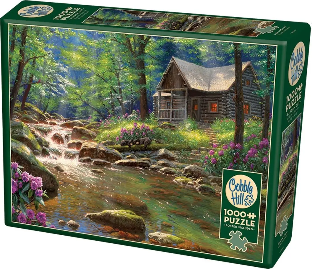 Cobble Hill Fishing Cabin Legpuzzel 1000 Stuks - Meerkleurig - afbeelding 4 van 6